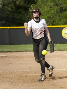 Lise fastpitch softball sürahi