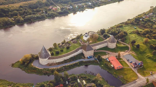 Старая Ладожская Крепость Берегу Волхова — стоковое фото