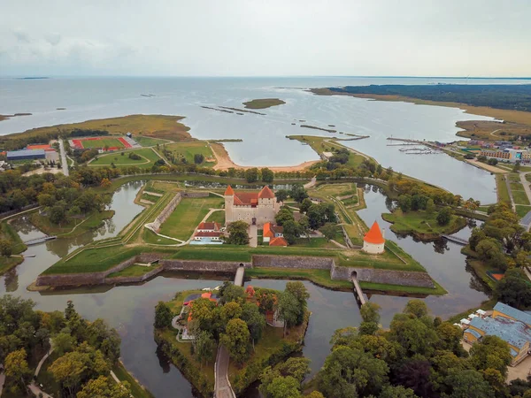 Kuressaare Castillo Episcopal Centro Kuressaare Isla Saaremaa — Foto de Stock