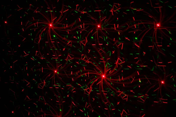 Motifs Rouge Vert Sur Mur Fond Laser Concept Fête Discothèque — Photo