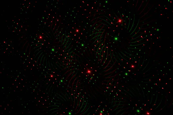 Motifs Rouge Vert Sur Mur Fond Laser Concept Fête Discothèque — Photo