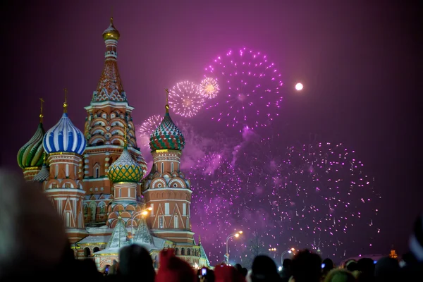 Fuegos artificiales de Moscú —  Fotos de Stock