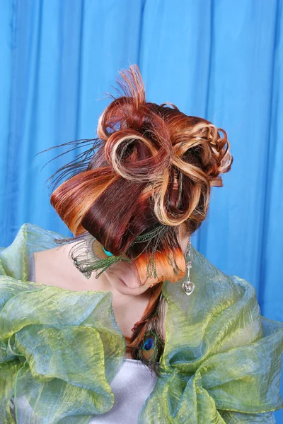 Penteado elegância — Fotografia de Stock