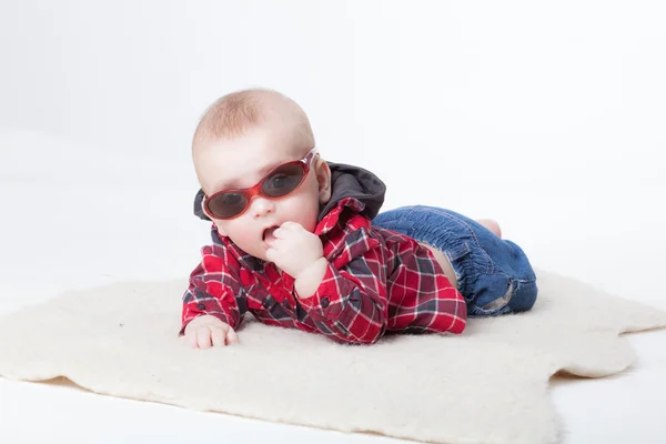 Malé módní dítě — Stock fotografie