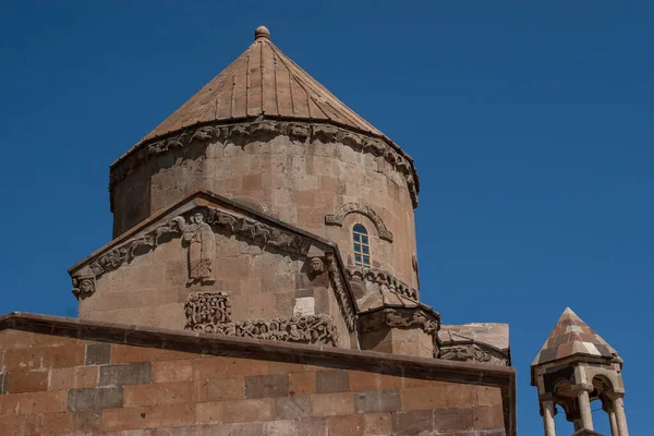 Postcard Eastern Turkey Church Akdamar Island Van Lake — Stock Photo, Image