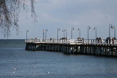 Polonya 'dan kartpostallar: Orlowo İskelesi, Gdynia, Pomerania bölgesi