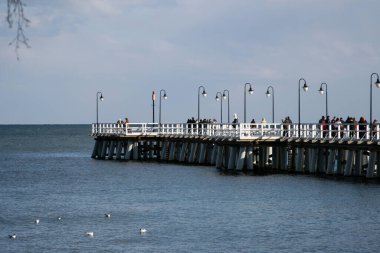 Polonya 'dan kartpostallar: Orlowo İskelesi, Gdynia, Pomerania bölgesi