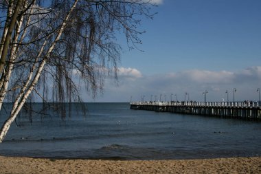 Polonya 'dan kartpostallar: Orlowo İskelesi, Gdynia, Pomerania bölgesi