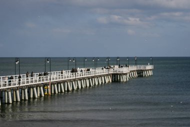 Polonya 'dan kartpostallar: Orlowo İskelesi, Gdynia, Pomerania bölgesi