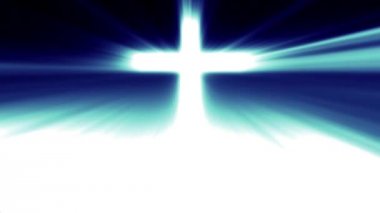 Işık cross İsa'nın, Blue ray kirişler