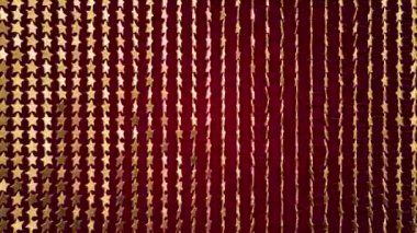 4K Christmas Sparkling Gold Stars Motion Background, Christmas Background Gold Particles Glitter Glamour
