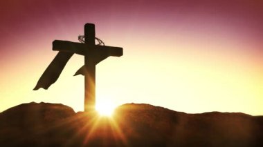 İsa yükseldi dikenli taç Calvary tepe İsa çarmıha gerildi İsa 'yı kutsamanın Paskalya Golgotha Taşı