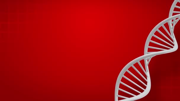 卫生保健和医疗背景与 Dna — 图库视频影像