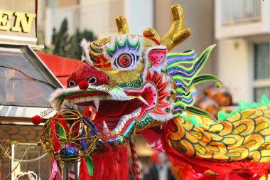 Paris 'te çok renkli Çin Yeni Yılı ejderhası Çin' de festival ya da bahar festivali olarak adlandırılır. 2021 Bufalo Yılı 'nı, 2022 Kaplanı' nı kutlayacak.