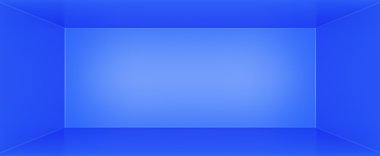 Mavi kutu içinde yansıması ile.