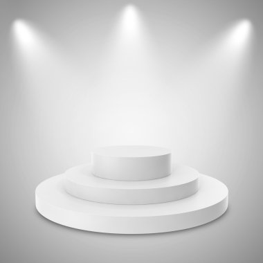 Spot ışık efektleri ile boş arka plan.