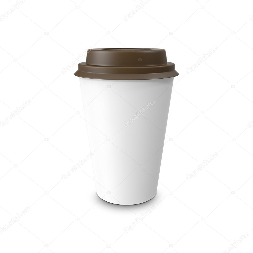 Download Mock Up Take Out Coffee In Thermo Cup Isolated On A White Stock Photo Image By C Rost9 107873730