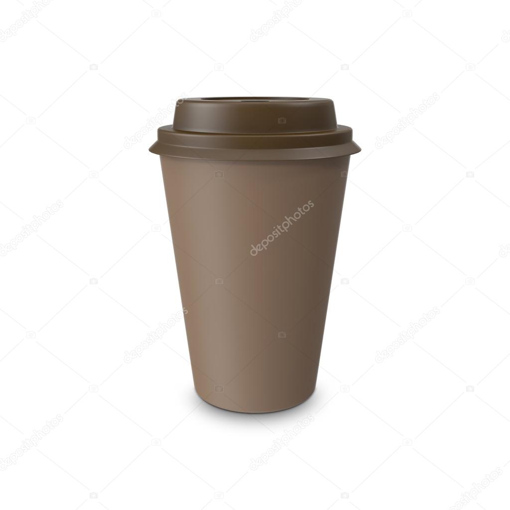 Download Mock Up Take Out Coffee In Thermo Cup Isolated On A White Stock Photo Image By C Rost9 107873868