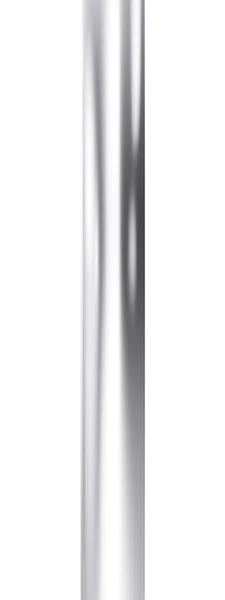 Primer plano de tubo de metal brillante aislado sobre fondo blanco. ilustración 3d —  Fotos de Stock