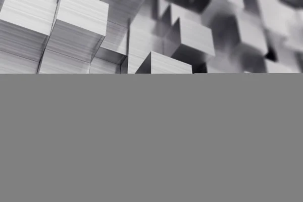 Подряпані кубики абстрактний фон з ефектом фокусування. 3d ілюстрація — стокове фото
