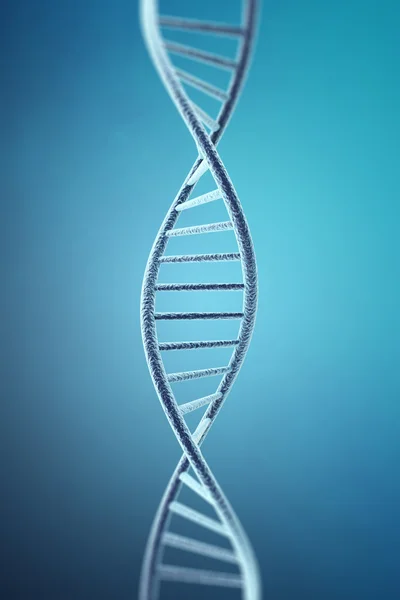 Concetp ilustração digital estrutura de DNA. Renderização 3d — Fotografia de Stock