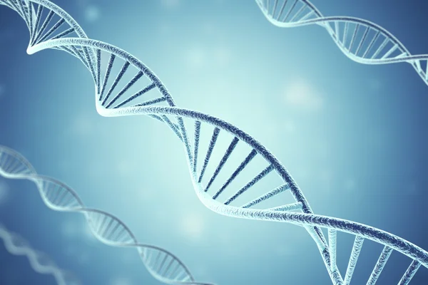 Estructura de ADN de ilustración digital de Concetp. renderizado 3d — Foto de Stock