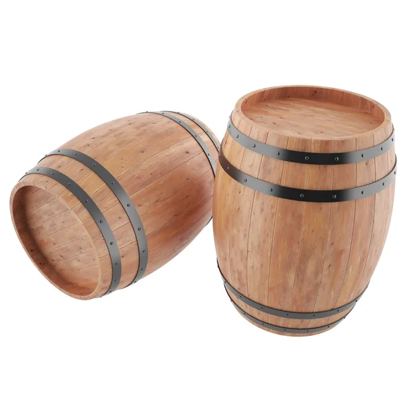 Two barrel for alcohol — Stock Photo, Image