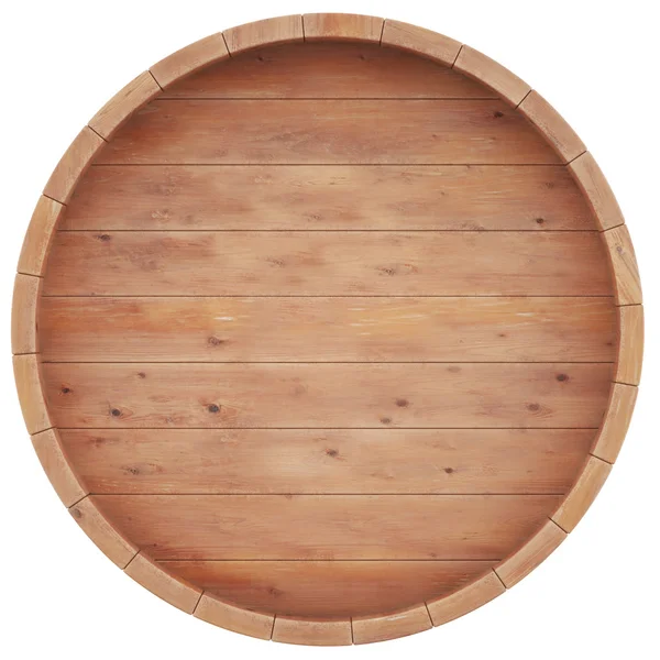 Barrel top view — Stock Photo, Image