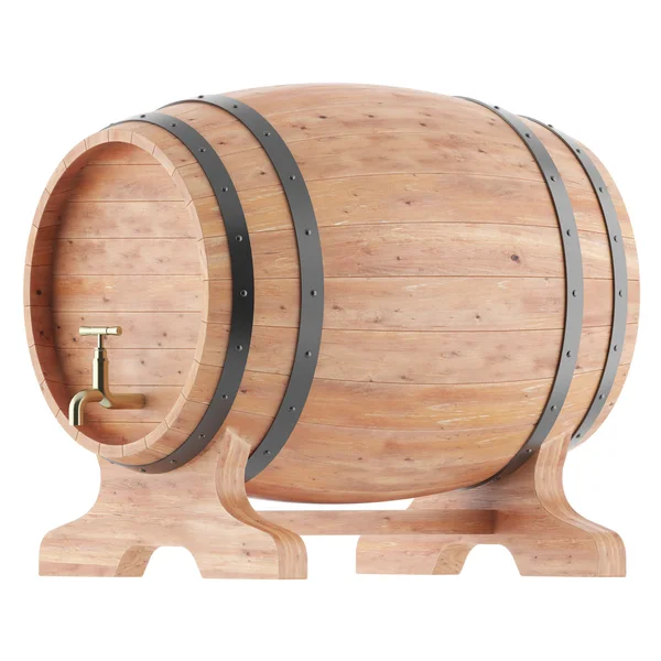 Barrel with a tap — Stock Photo, Image