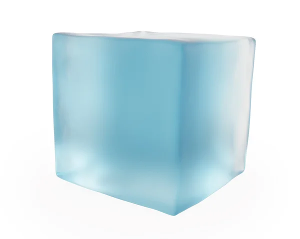 Cubo de hielo translúcido — Foto de Stock