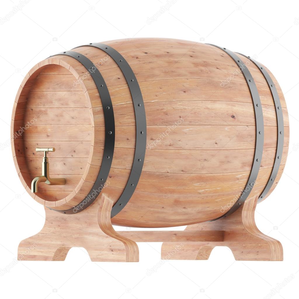 Barrel with a tap
