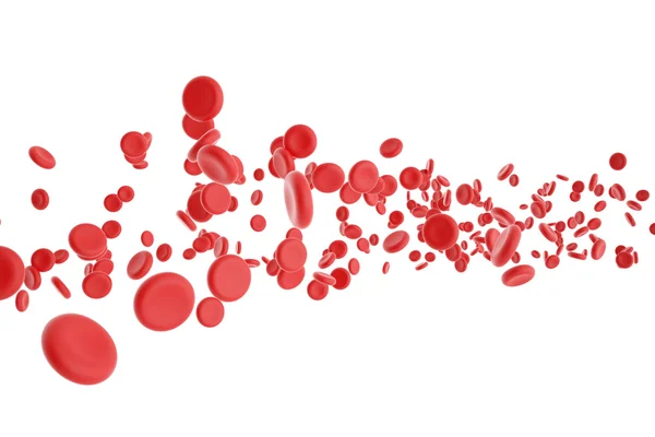 红血细胞的插图 — 图库照片