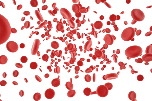 赤い血球のイラスト — ストック写真