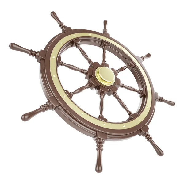 Ilustração roda do navio — Fotografia de Stock