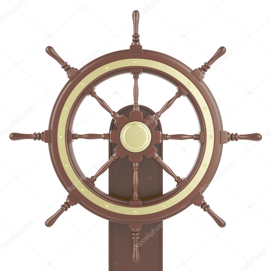 Illustration ship wheel