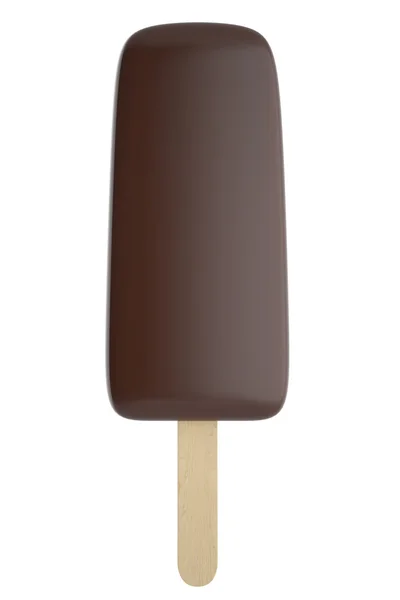 Illustration of ice cream on a stick — Stock Photo, Image