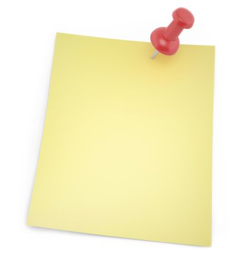 Beyaz bir arka plan üzerinde izole gölgeler raptiye notlarında boş kağıt.