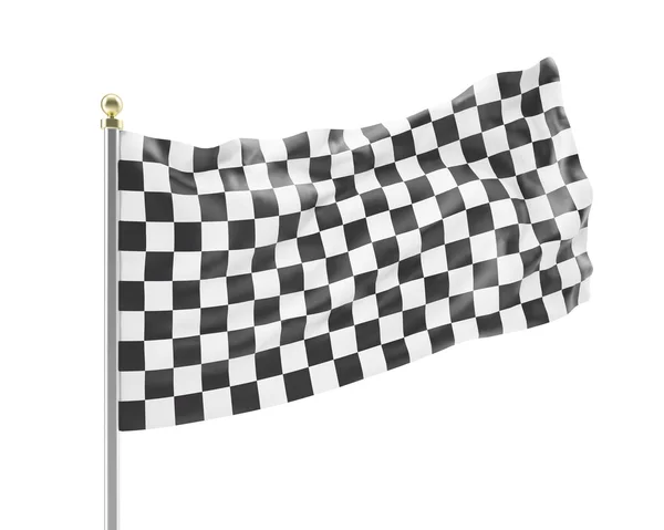 Αγωνιστικά σημαίας απομονώνονται σε λευκό φόντο. — Φωτογραφία Αρχείου