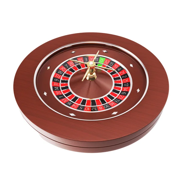 Casino roulette isolated on a white background. — Stock Photo, Image