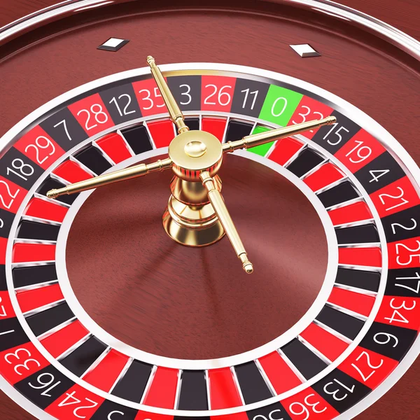 Roulette del casinò da vicino . — Foto Stock