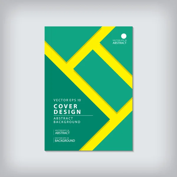 Schema del modello della brochure, relazione annuale sulla progettazione della copertina, rivista , — Vettoriale Stock