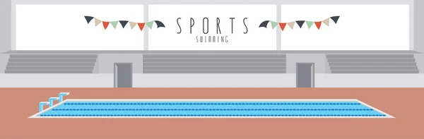Zwemmen (sport) — Stockvector
