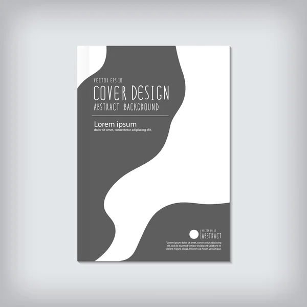 Cover-Design mit buntem oder abstraktem Hintergrunddesign. — Stockfoto