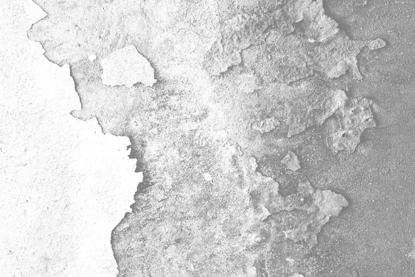 De achtergrond van de textuur van de oude muur, zwart-wit. De peeling — Stockfoto