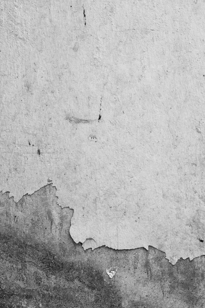 Doku duvar eski siyah beyaz arka plan. Peeling — Stok fotoğraf