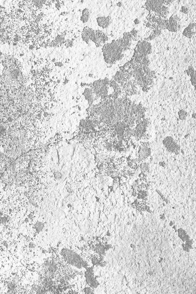 Texture background of the old wall, black and white. The peeling