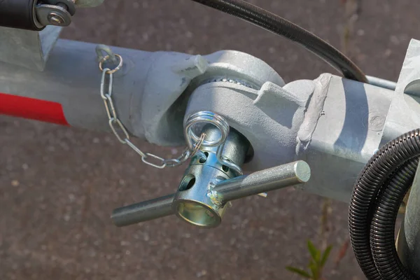 이동 압축기를 운반하기 위한 자물쇠, 결합 자물쇠 — 스톡 사진