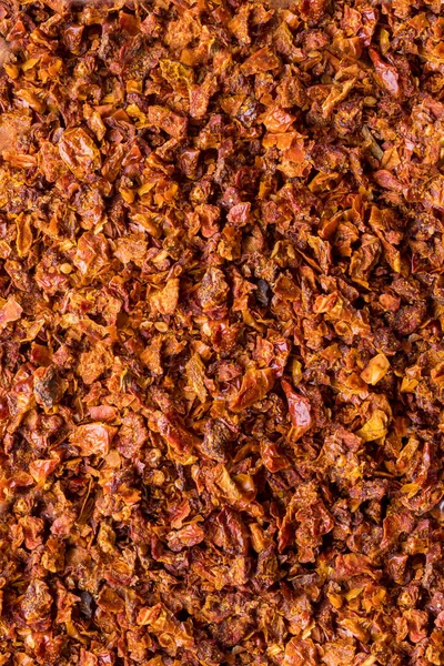 Spices Finely Chopped Sun Dried Tomatoes Aromatic Seasoning Cooking View — Stock Photo, Image