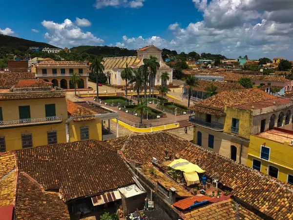 Paysage urbain de Trinidad, Cuba du point de vue — Photo