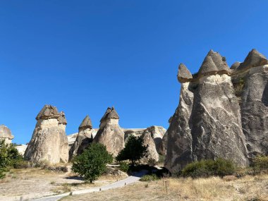 Goreme 'deki mağara kiliseleri açık hava müzesi